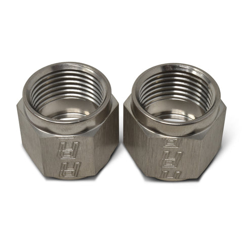 Russell Performance -6 AN Tube Nuts 3/8in dia. (Endura) (2 pcs.) - 660571