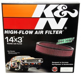 K&N Replacement Air Filter GM CARS & TRUCKS, V8, 1966-84 - E-1650