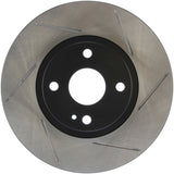 StopTech Power Slot 01-05 Mazda Miata Sport Suspension/Turbo SportStop Slotted Front Left Rotor - 126.45061SL
