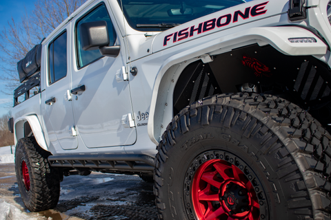 Fishbone Offroad 2020+ Jeep Gladiator JT Rocker Guards - FB23142