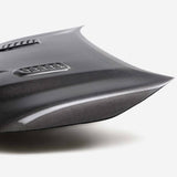 Seibon 2023 Toyota GR Corolla VS-Style Double-Sided Carbon Hood - Gloss Finish - HD23TYGRCOR-VS-DS