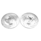 Power Stop 17-18 Mercedes-Benz C43 AMG Rear Evolution Drilled & Slotted Rotors - Pair - EBR1650XPR