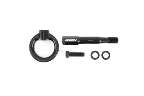 PERRIN 15-17 Subaru WRX/STI Tow Hook Kit (Front) - Flat Black - PSP-BDY-232BK