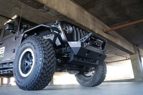 DV8 Offroad 18-23 Jeep Wrangler JL/JT Front Bumper Sway-Bar Disconnect Motor Skid Plate - SPJL-02