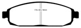 EBC 05-10 Jeep Commander 3.7 Greenstuff Front Brake Pads - DP61732