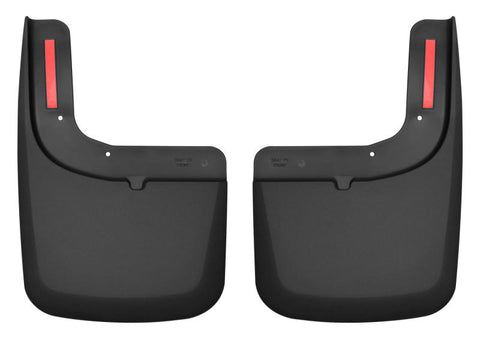 Husky Liners 2017 Ford F-250 / F-350 Super Duty Black Front Mud Guards (w/Flares) - 58471