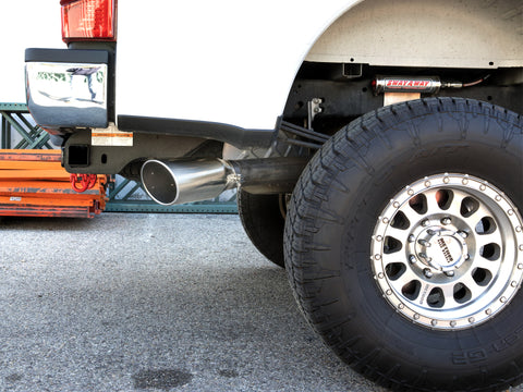 aFe MACHForce XP 2017 Ford SuperDuty F-250/F-350 V8 6.2L CC/LB Cat-Back SS 4in. Exhaust System - 49-43086-P