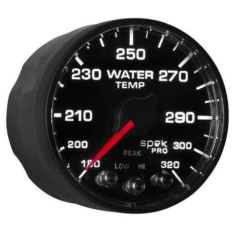 Autometer Spek-Pro - Nascar 2-1/16in Water Temp 180- 320F Bfb Ecu - P552328-N1