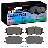 DFC 04-09 Toyota Highlander Hybrid Front 4000 Hybridynamic Brake Pads - 4000-1005-00