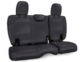 PRP 2018+ Jeep Wrangler JL/2 Door Rear Bench Cover - Black with Red Stitching - B041-01