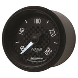 Autometer GT Series 52mm Full Sweep Electronic 100-260 Deg F Water Temperature Gauge - 8055