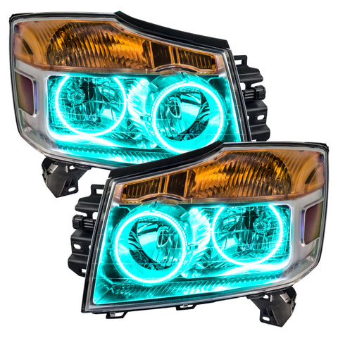 Oracle Nissan Titan 04-07 Halo Kit - ColorSHIFT w/ 2.0 Controller - 2674-333