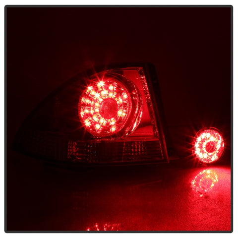 Spyder 01-03 Lexus IS300 LED Tail Lights - Red Clear ALT-YD-LIS300-LED-SET-RC - 5085061
