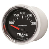 Autometer GS 52mm 100-250 Degree F Short Sweep Electronic Transmission Temperature Gauge - 3849