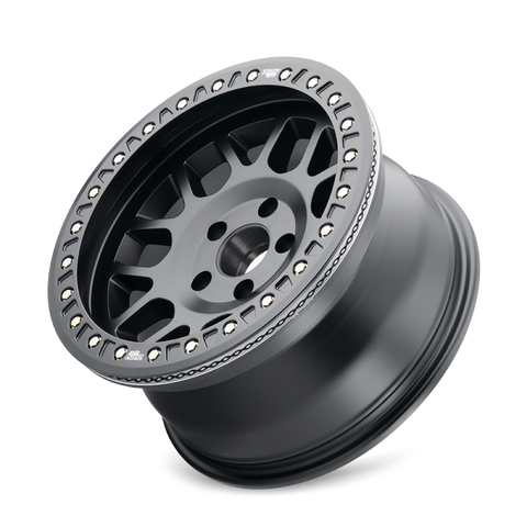 Dirty Life 9312 Mesa Race 17x9 / 5x127 BP / -12mm Offset / 71.5mm Hub Matte Black Wheel - 9312-7973MB12
