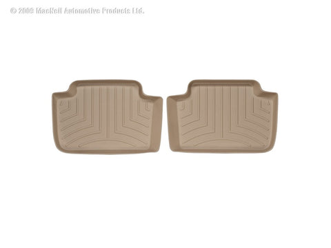 WeatherTech 04+ BMW X3 Rear FloorLiner - Tan - 450382