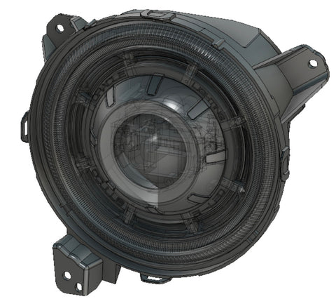 Oracle Jeep JL/Gladiator JT Oculus Bi-LED Projector Headlights - Amber/White Switchback - 5839-023