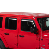 Putco 20-21 Jeep Gladiator JT/JL Element Chrome Window Visors (Set of 4) - 480221