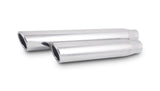 Vibrant 3.5in Round SS Truck/SUV Exh Tip (Single wall Angle Cut Rolled Edge) - 3in inlet 11in long - 1578