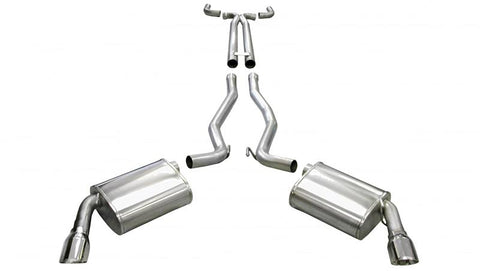 Corsa 2011-2015 Chevrolet Camaro Convertible SS 6.2L V8 Manual Polished Sport Cat-Back + XO Exhaust - 14951