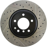 StopTech 07-09 BMW 335 (E90/E92/E93) Slotted & Drilled Left Front Rotor - 127.34093L