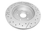 DBA 2009 Pontiac G8 GT 6.0L (V8) Uni-Directional Cross-Drilled/Slotted Rear Rotor - DBA2029X