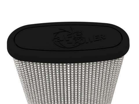 aFe Magnum FLOW Pro DRY S Universal Air Filter 3.5in Flange 5.75x5in Base 6x2.75in Top 6.5in Height - 21-90096