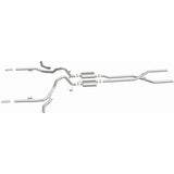 MagnaFlow 65-68 Chevy Impala All V8 Multiple Exit Options Crossmember-Back Perf Exhaust - 15165