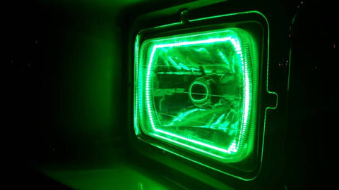 Oracle Pre-Installed Lights 7x6 IN. Sealed Beam - UV/Purple Halo - 6908-007