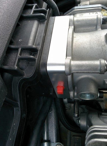 Torque Solution Throttle Body Spacer 2013+ Subaru BRZ/Scion FR-S - Silver - TS-TBS-023