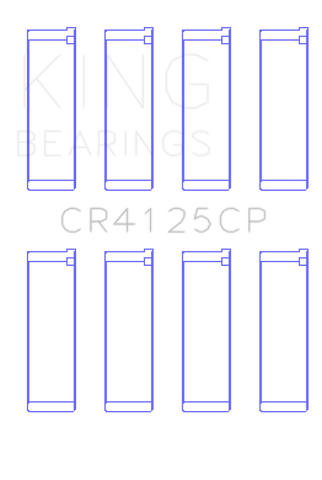King Subaru EJ20/EJ22/EJ25 (Including Turbo) (0.75 Oversized) Performance Rod Bearing - Set of 4 - CR4125CP0.75