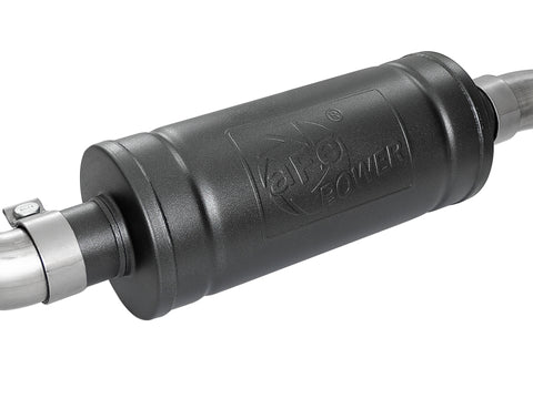 aFe Takeda 3in 304 SS Axle-Back Exhaust System w/ Carbon Fiber Tips 16-18 Ford Focus RS I4-2.3L (t) - 49-33104-C