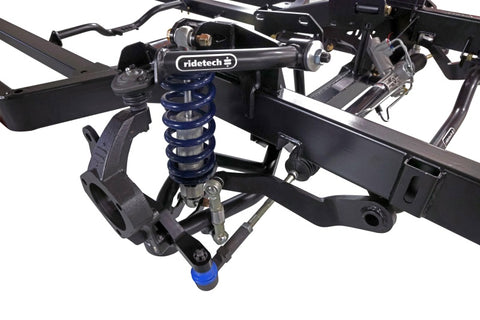 Ridetech 64-67 Chevrolet Chevelle w/ Hub Spindle & Stock Width (60.25in) Momentum Chassis - 11233797