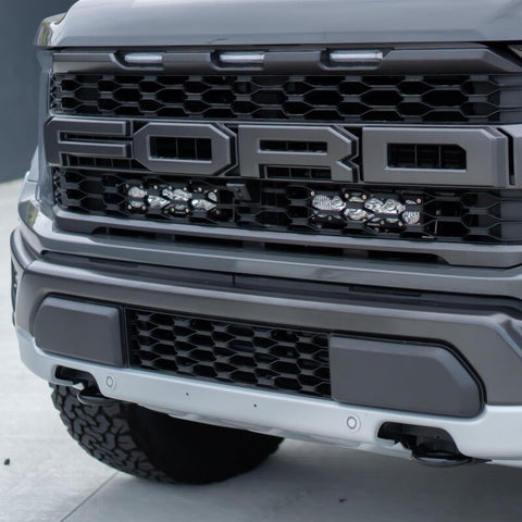 Baja Designs 2021+ Ford Raptor OnX6 Behind Grill Kit -10in. Clear D/C - 448063