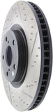 StopTech 5/93-98 Toyota Supra Turbo Left Front Slotted & Drilled Rotor - 127.44103L