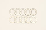 DeatschWerks -6 AN Aluminum Crush Washer (Pack of 10) - 6-02-0302