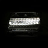 ANZO 18-19 Jeep Wrangler JL LED Chrome Clear w/ Sequential Signal - 511082