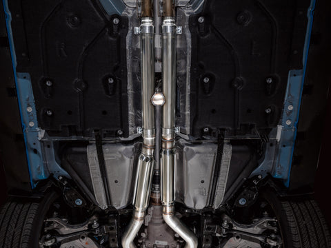 AWE Tuning 2024 Ford Mustang GT Fastback S650 RWD Touring Catback Exhaust w/ Dual Diamond Black Tips - 3015-33650