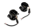 Raxiom 07-18 Jeep Wrangler JK Axial Series Halo LED Fog Lights- Amber - J141994