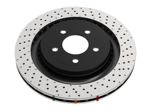 DBA 10-15 Chevrolet Camaro SS V8 Front 4000 Series Drilled Rotor - 42604XD