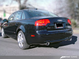 AWE Tuning Audi B7 A4 3.2L Track Edition Dual Tip Exhaust - Diamond Black Tips - 3020-33018