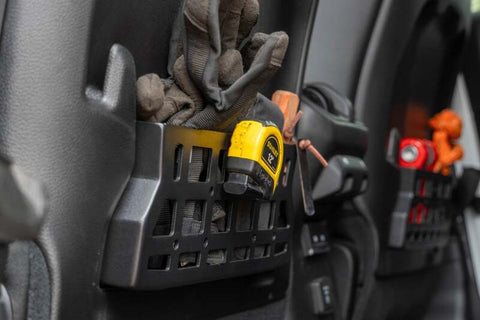 DV8 Offroad 2018-2025 Jeep Wrangler JL JLU Gladiator JT DV8 Offroad Seat Back Molle Pockets - MPJL-09