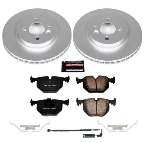 Power Stop 01-06 BMW 330Ci Rear Z23 Evolution Sport Coated Brake Kit - CRK5729
