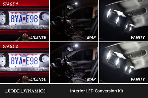 Diode Dynamics 17-20 d F-150 Raptor Interior LED Kit Cool White Stage 2 - DD0524