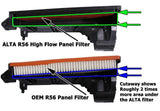 ALTA 07-12 Mini Cooper S/JCW (Incl. 09-12 Convertible) & 09-12 Clubman S Panel Filter Foam - AMP-INT-106