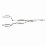 MagnaFlow 11-12 Dodge Charger SRT-8 Hemi Dual Split Rear Exit Stainless Cat-Back Performance Exhaust - 15494