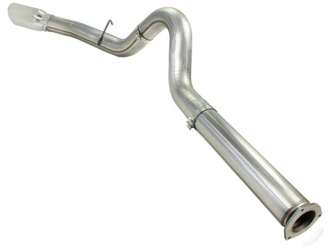 aFe MACHForce XP 5in DPF-Back Stainless Steel Exh Sys, polished tip,Ford Diesel Trucks 11-14 V8-6.7L - 49-43055-P
