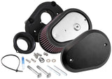 K&N 10-16 Harley Davidson Dyna Wide Glide Street Metal Custom Air Filter - RK-3932XB