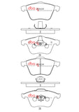 DBA 12-13 Volkswagen Golf R Front RP Performance Brake Pads - DB2210RP