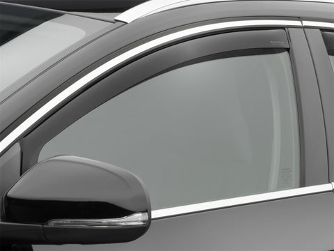 WeatherTech 11+ Volvo S60 Front Side Window Deflectors - Dark Smoke - 80579